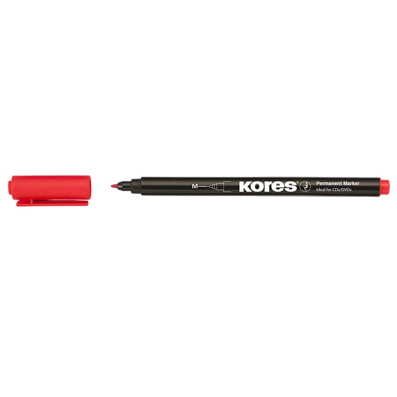 MARKER CD ROSU 1.0MM KORES MARKER CD ROSU 1.0MM KORES